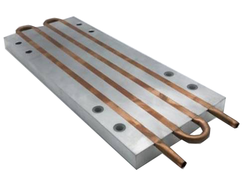 鋁板嵌銅管水冷板